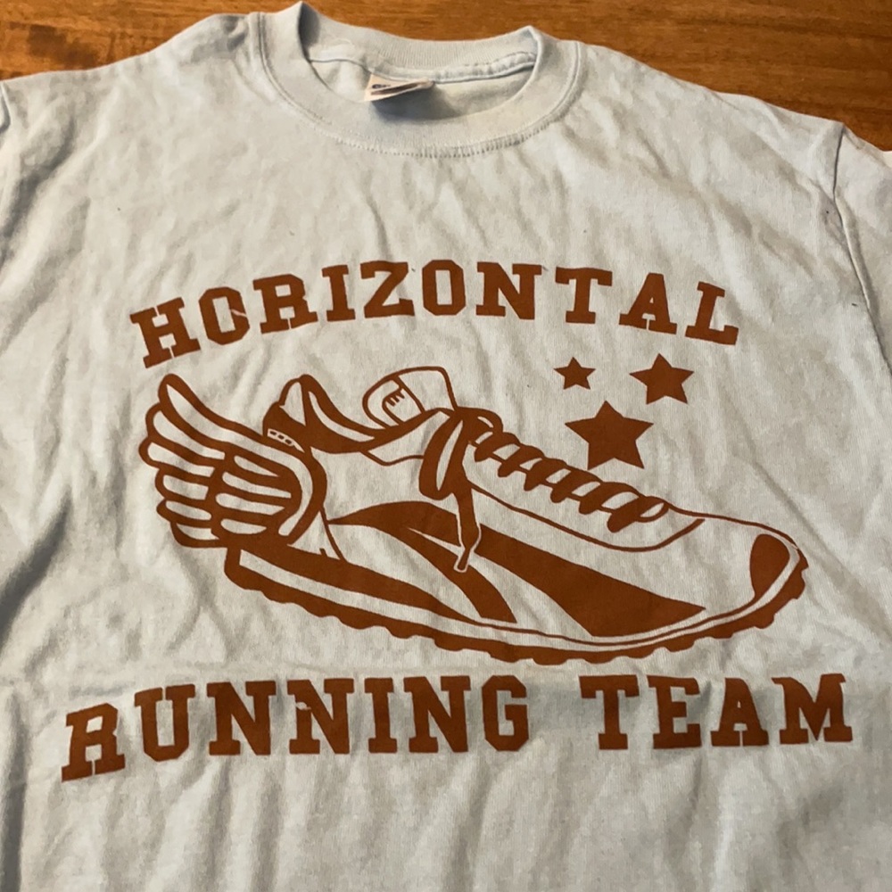New horizontal running funny pitch perfect tee t-shirt a146 small